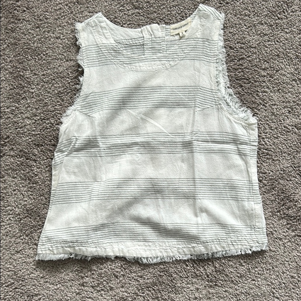 Striped Sleeveless Top
